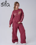 Smile Ruffle Set - Rosewood