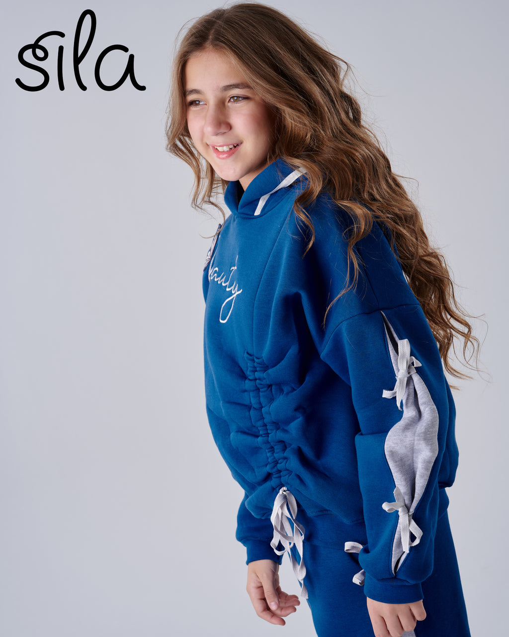 Beauty Hoodie Set Navy Blue