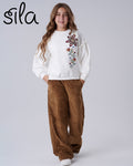 Flora corduroy set - Mocha