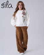 Flora corduroy set - Mocha